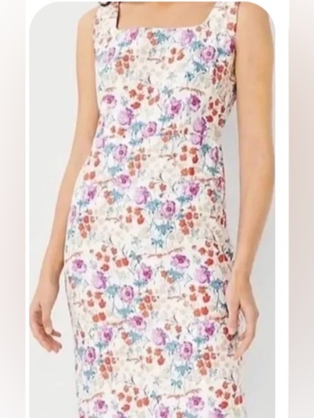 ✅ Ann Taylor Floral Sheath Dress NWT | Sleeveless, Wedding Guest, Vacation S:14P